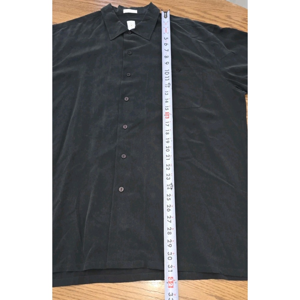 Vintage Burma Bibas Silk Shirt XL Hot Tin Roof Key West Embroidered Resort - Picture 9 of 13